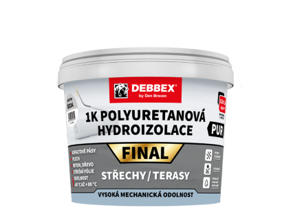 denbraven 1k pur final hydroizolace 4kg seda debbex ien579843