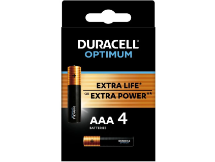 duracell optimum alkalicka baterie 4 ks aaa ien403115
