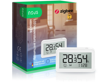 nous e6 zigbee tuya detektor teploty a vlhkosti ien550428