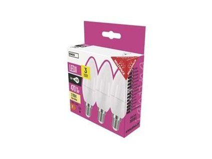 led zarovka classic candle 5w e14 tepla bila 3ks ig431327