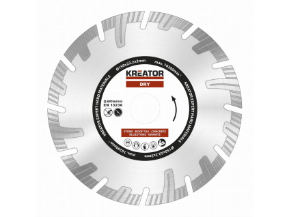 kreator krt084103 diamantovy kotouc segmentovy 150mm expert ien495167