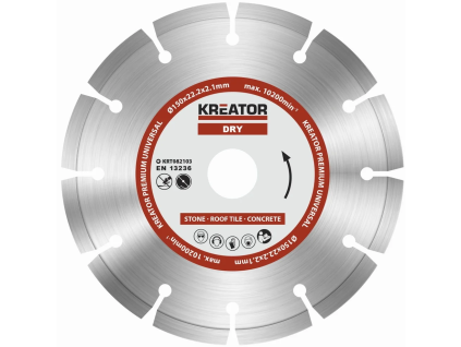 kreator krt082103 diamantovy kotouc segmentovy 150mm premium ien494853