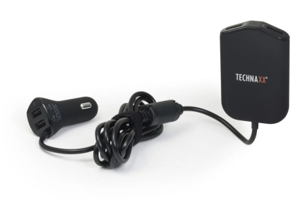 technaxx rodinna nabijecka do auta 4x usb 4x max 2 4a ien490104