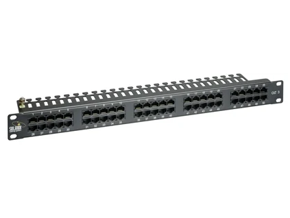 solarix isdn panel 50 x rj45 cerny 1u ien124733