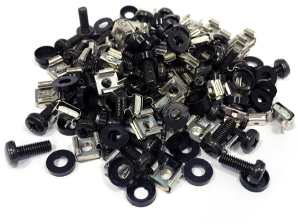 datacom montazni sada m6 50ks bal 16mm black ien520988