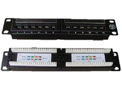 datacom patch panel 10 12p utp cat 5e 1u ien106631