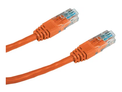 datacom patch kabel utp cat5e 0 25m oranzovy ien148295