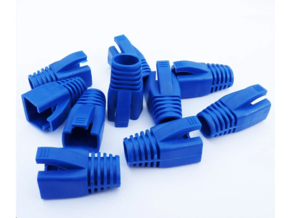datacom navlek pro plug rj45 cat6a cat7 modry 10ks ien373872