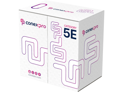 conexpro utp kabel ekonomy cat5e lszh 24 awg 305m bily ien533209