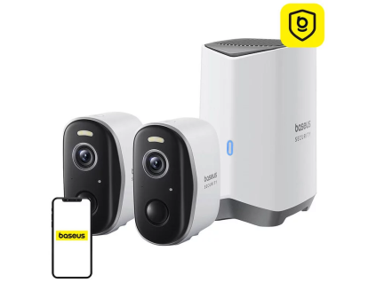 venkovni kamera baseus security n1 plus 2k sada 2ks centralni stanice bila ien555492