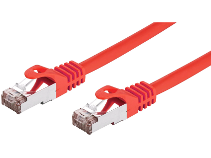 c tech patch cord cat6 ftp cerveny 1m ien525081
