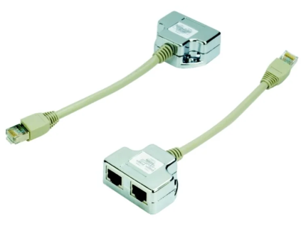 datacom y adapter stp cat5e pc tel tel ien339493