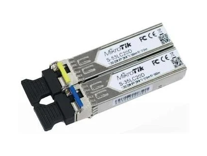 mikrotik pair of sfp modules s 4554lc80d ien303349