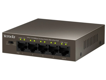 tenda tef1105p 4 63w poe at switch ien407672