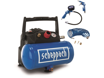 scheppach hc 06 bezolejovy kompresor 6l ien508066