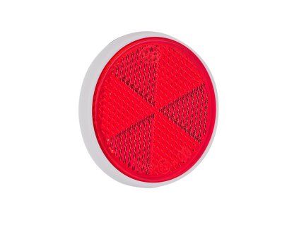 okruhla odrazka samolepiaca 60 mm cervena