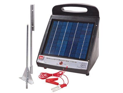 solarny ohradnik 6 v mammut solar 1100
