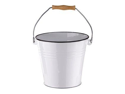 smaltovane vedro na vodu 5 litrov biele