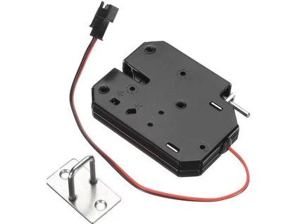 Elektrický zámok XG-07C 12VDC 1,8A čierny