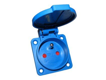 Zásuvka na panel IP44 230/16A HADEX L164 s viečkom