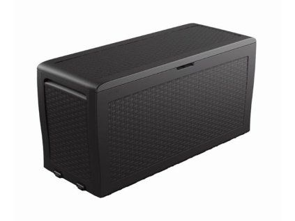 Box záhradný KETER Samoa Rattan Box 270l Graphite