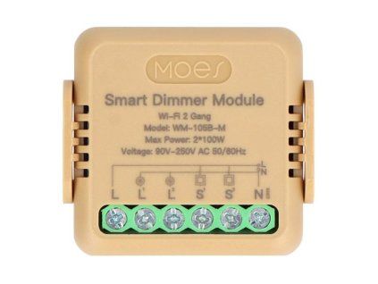 Smart ovládač osvetlenia MOES Switch Module MS-105B-M WiFi Tuya