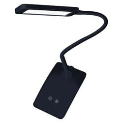 EMOS LED stolová lampa EDDY, čierna