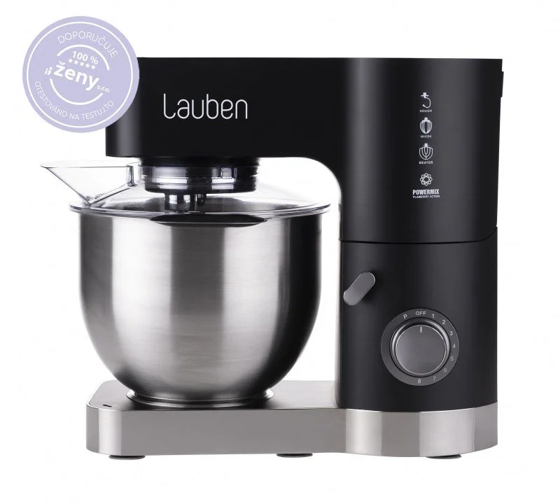 Lauben Kitchen Machine 1200BC - viacúčelový kuchynský robot, čierny