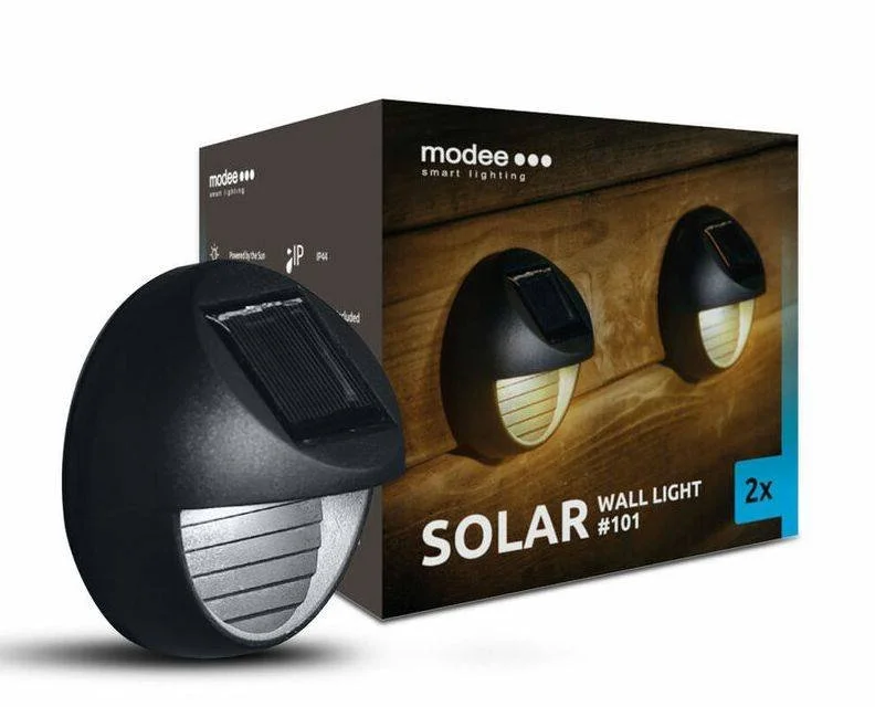 OSTATNÍ Modee LED solárne nástenné svietidlo ML-WS101 (2ks)