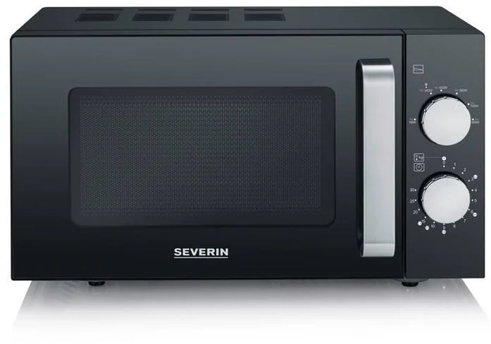 Severin MW 7761, čierna/nerezová