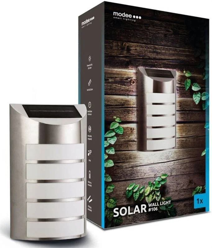 OSTATNÍ LED solárne nástenné svietidlo Modee ML-WS106