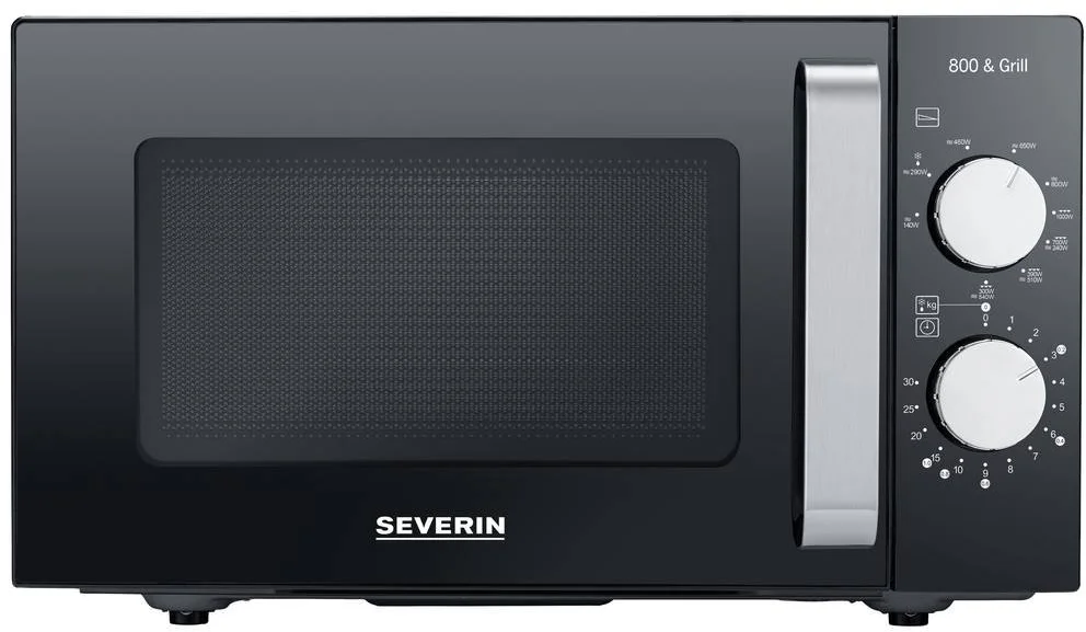 Severin MW 7762, čierna/nerezová