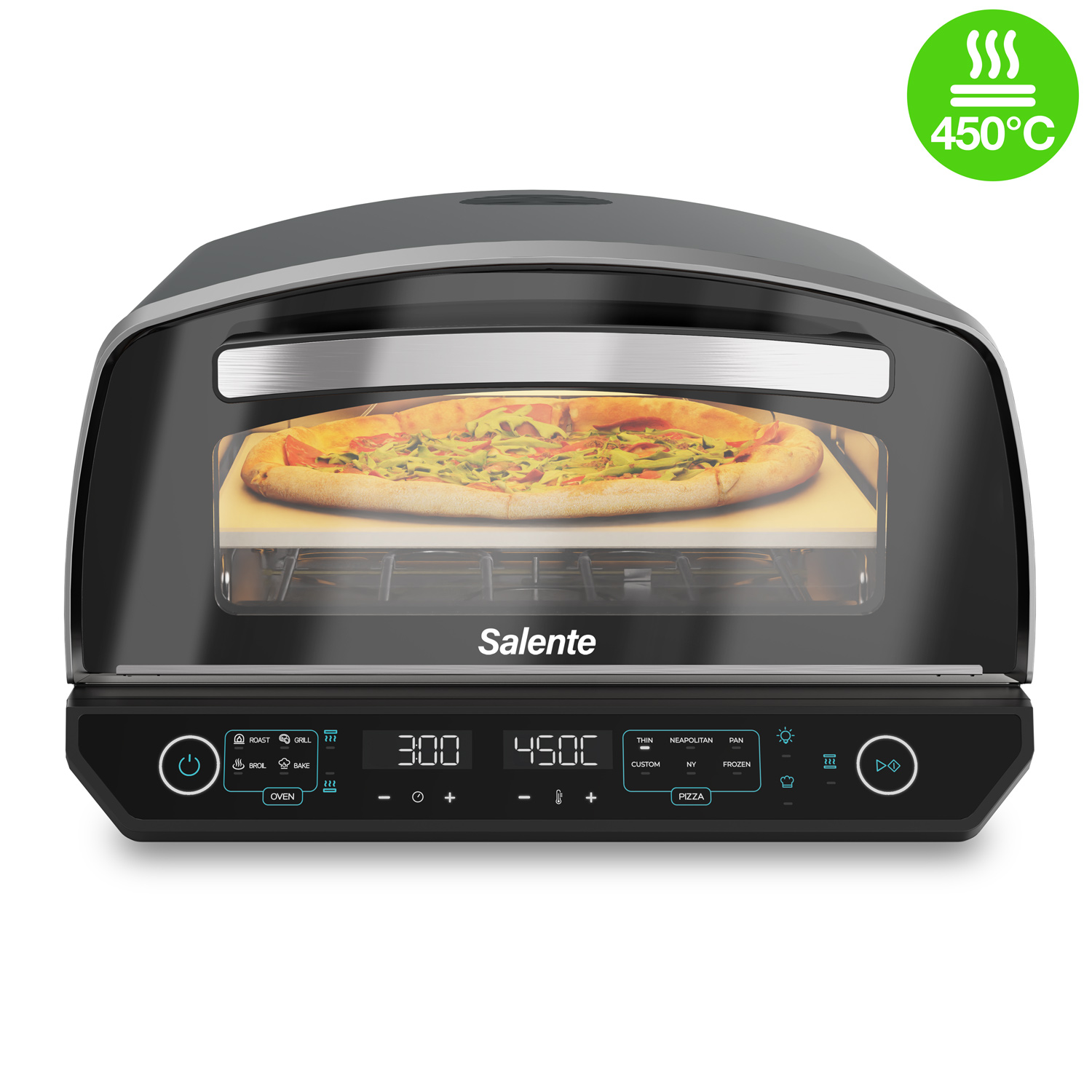 Salente Vulcano, elektrická pec na pizzu, 450 °C