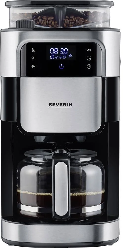 Severin KA 4813, čierna/nerezová