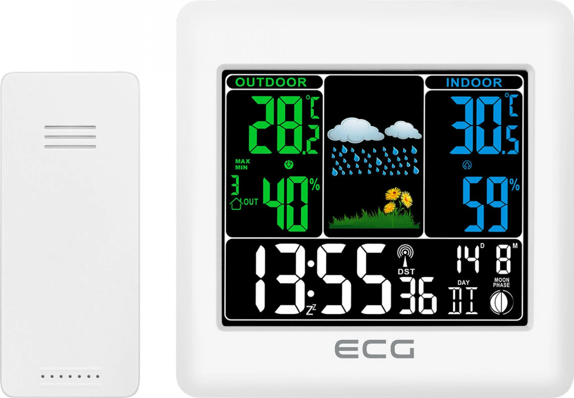 Meteorologická stanica ECG MS 300 White