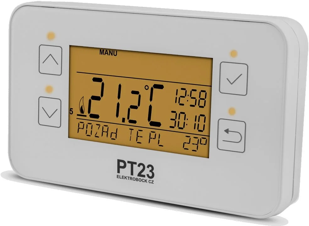 Programovateľný termostat ELEKTROBOCK s dotykovým ovládaním PT23