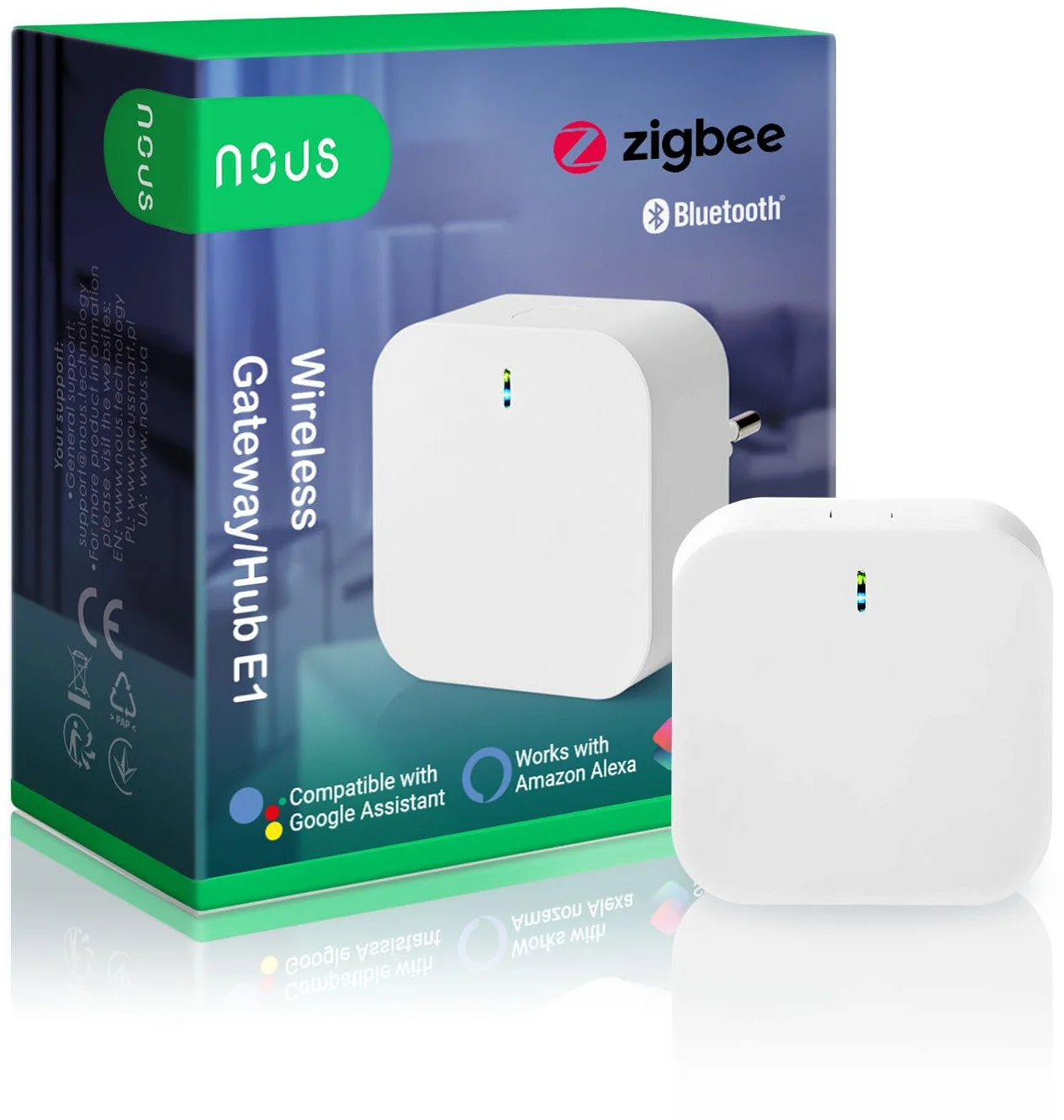 NOUS E1 ZigBee/WiFi centrálna jednotka Tuya