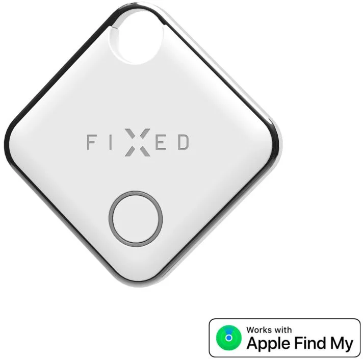 Inteligentný sledovač FIXED Tag s podporou funkcie Find My, biely