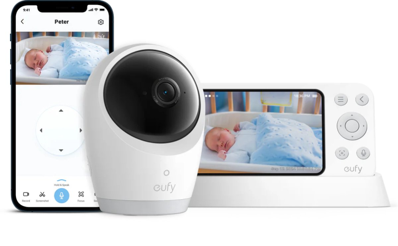 Detský monitor Anker eufy E21, 4K biely