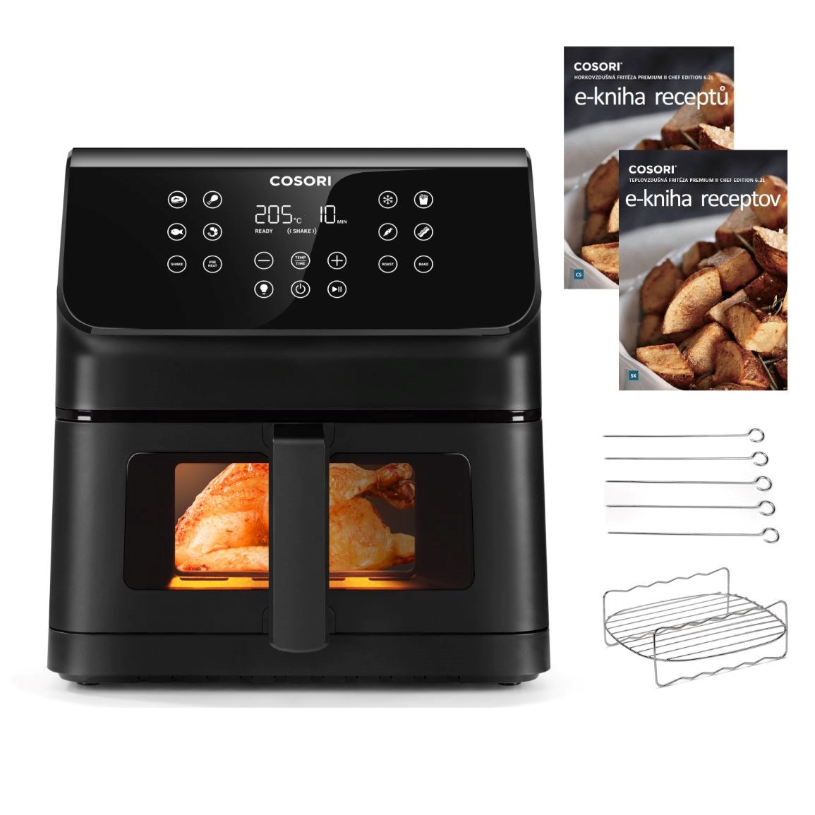 Cosori P653 PREMIUM II Plus Chef edition, čierna
