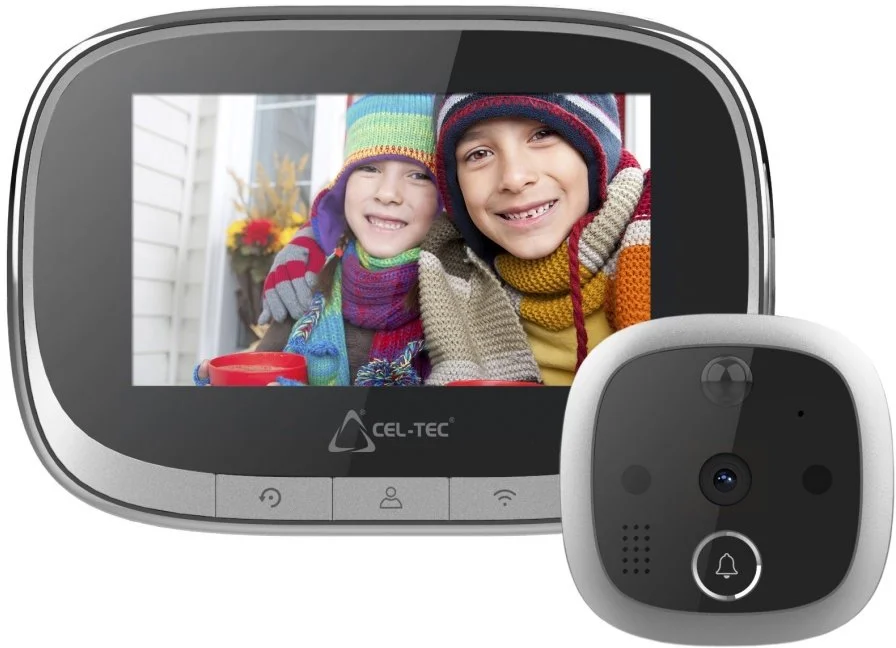 CELTEC Dverové kukátko CEL-TEC DK500 WiFi Tuya
