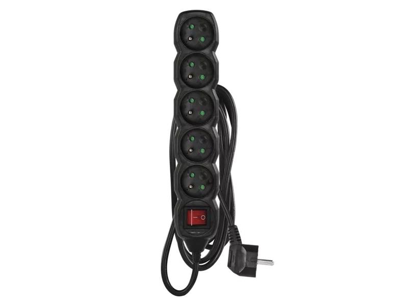 Predlžovací kábel 5 zásuviek 3m EMOS PC1513