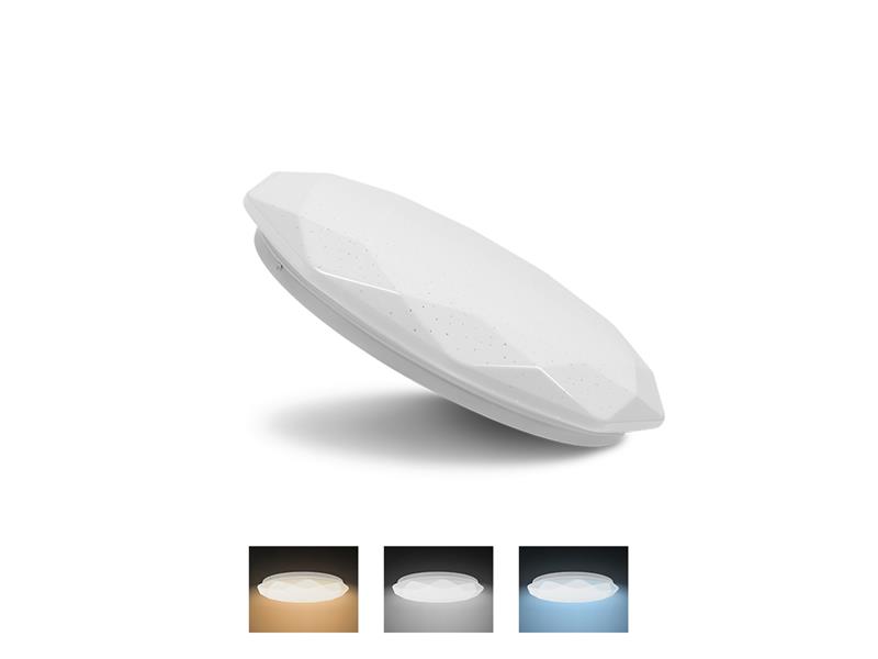 Stropné svietidlo GETI GCP24D 24W CCT diamant
