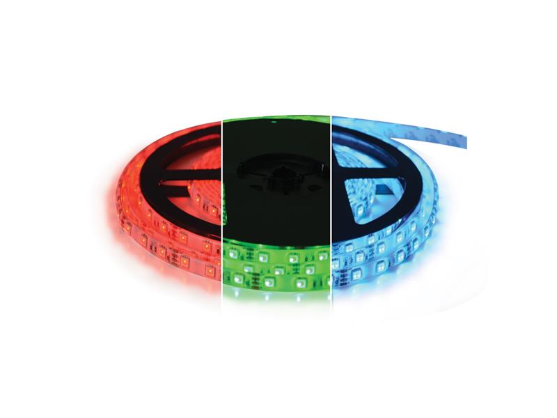 LED pásik 12V 5050 60LED/m IP65 max. 12W/m RGB (cievka 5m) GETI