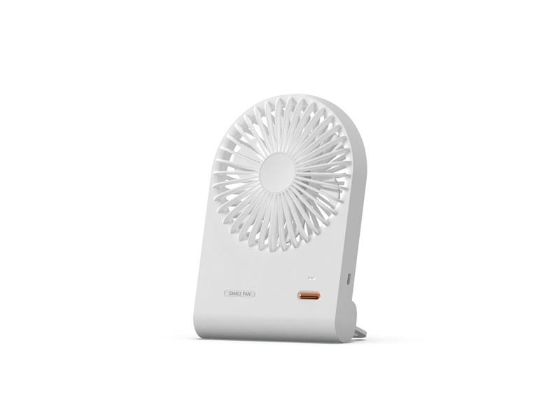 Mini prenosný ventilátor HOCO HX125, biely