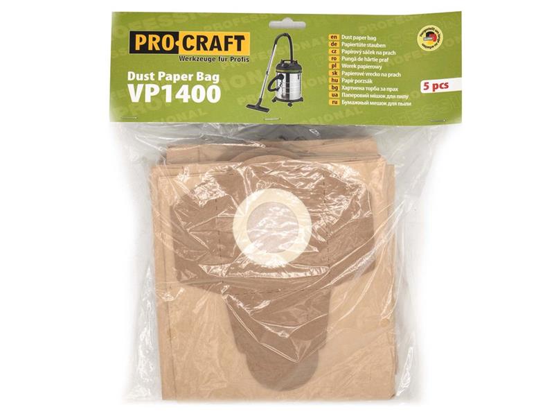 Vrecká do vysávača PROCRAFT VP1400 5ks
