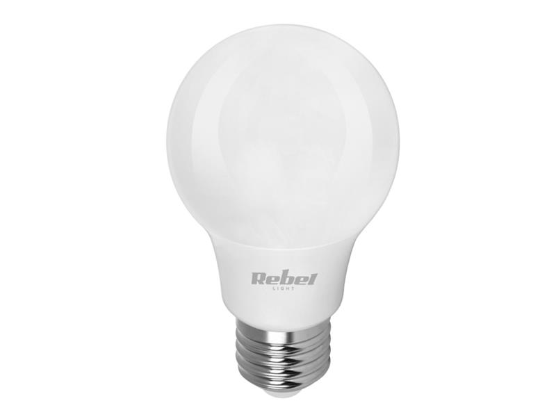 Žiarovka LED E27 8,5 W A60 biela studená REBEL ZAR0553