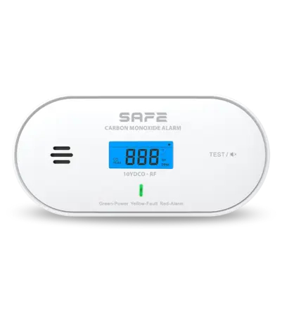 Detektor oxidu uhoľnatého SAFE 10YDCO-RF