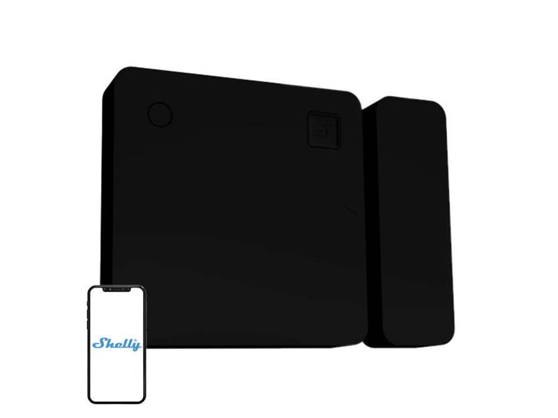 Inteligentný detektor dverí/oken SHELLY BLU Black Bluetooth