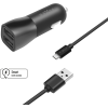 set autonabijecky fixed s 2xusb vystupem a usb micro usb kabelu 1 metr 15w smart rapid charge cerna ien451945